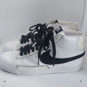 Nike‎ Blazer Titulares High-top Black And White Mens Sneakers US Size 13